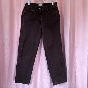 Ann Taylor Dark Brown Straight Leg Jeans